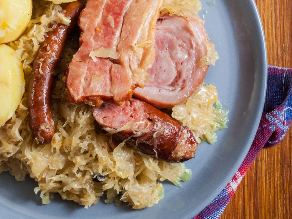 Rippchen mit Sauerkraut - US meets Europe