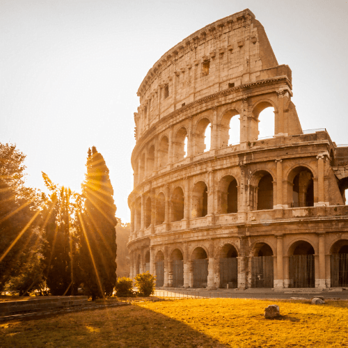 The majestic Colosseum in Rome, a testament to the ingenuity of ancient Roman architecture